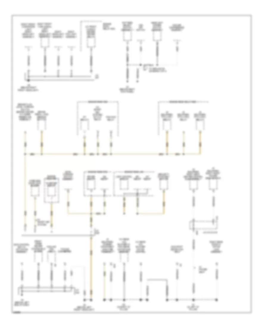 Ground Distribution Wiring Diagram Except Hybrid 1 of 4 for Toyota Highlander Sport 2008