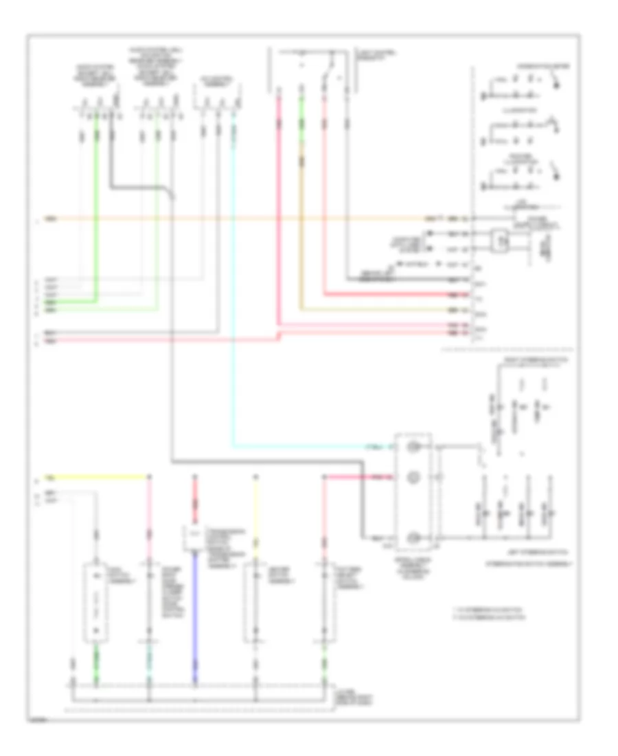 Instrument Illumination Wiring Diagram, Hybrid (2 of 2) for Toyota Highlander Sport 2008