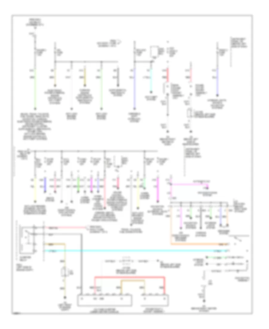 Power Distribution Wiring Diagram Hybrid 3 of 3 for Toyota Highlander Sport 2008