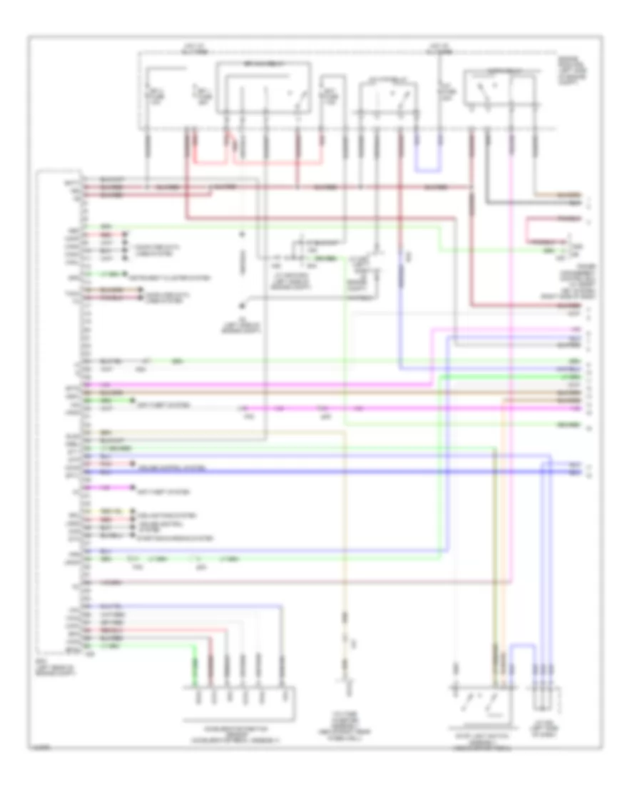 3 5L Engine Performance Wiring Diagram 1 of 6 for Toyota Sienna 2014