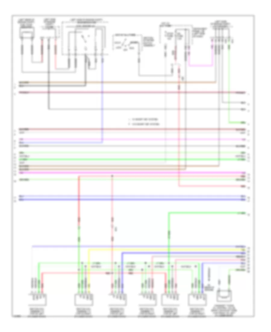 3.5L, Engine Performance Wiring Diagram (2 of 6) for Toyota Sienna 2014