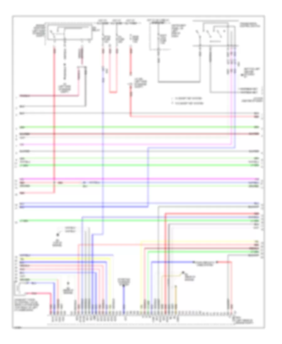 3.5L, Engine Performance Wiring Diagram (3 of 6) for Toyota Sienna 2014
