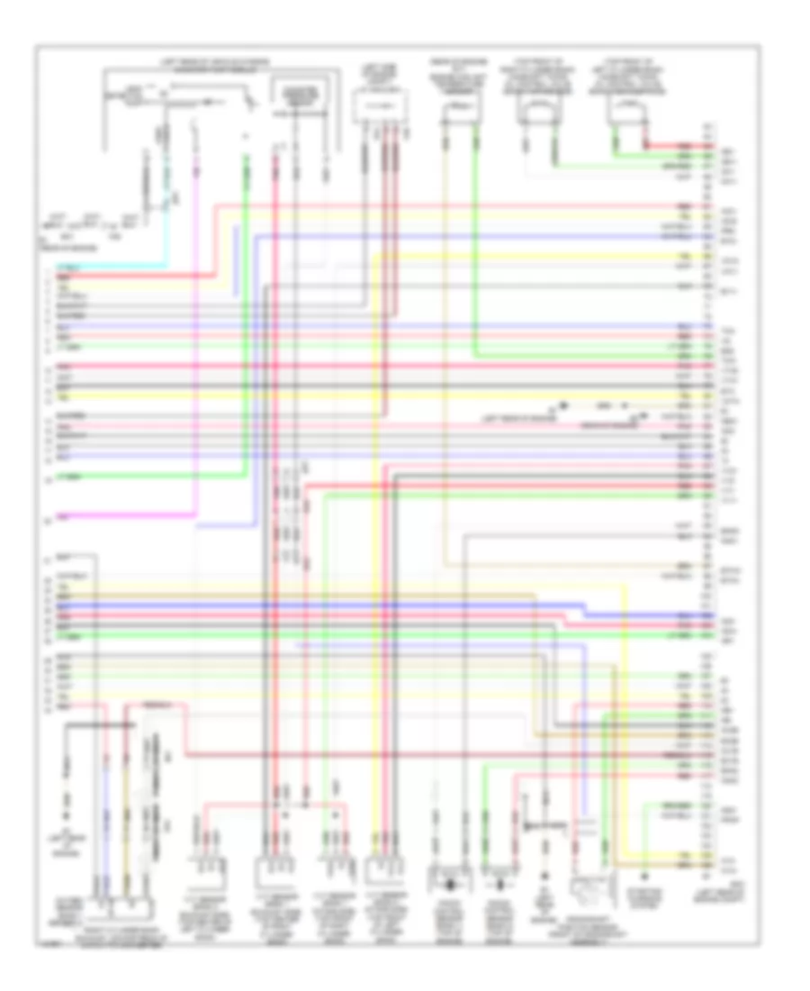 3.5L, Engine Performance Wiring Diagram (6 of 6) for Toyota Sienna 2014