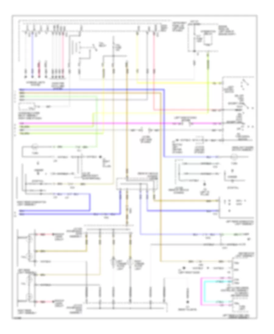 Exterior Lamps Wiring Diagram (2 of 2) for Toyota Sienna 2014
