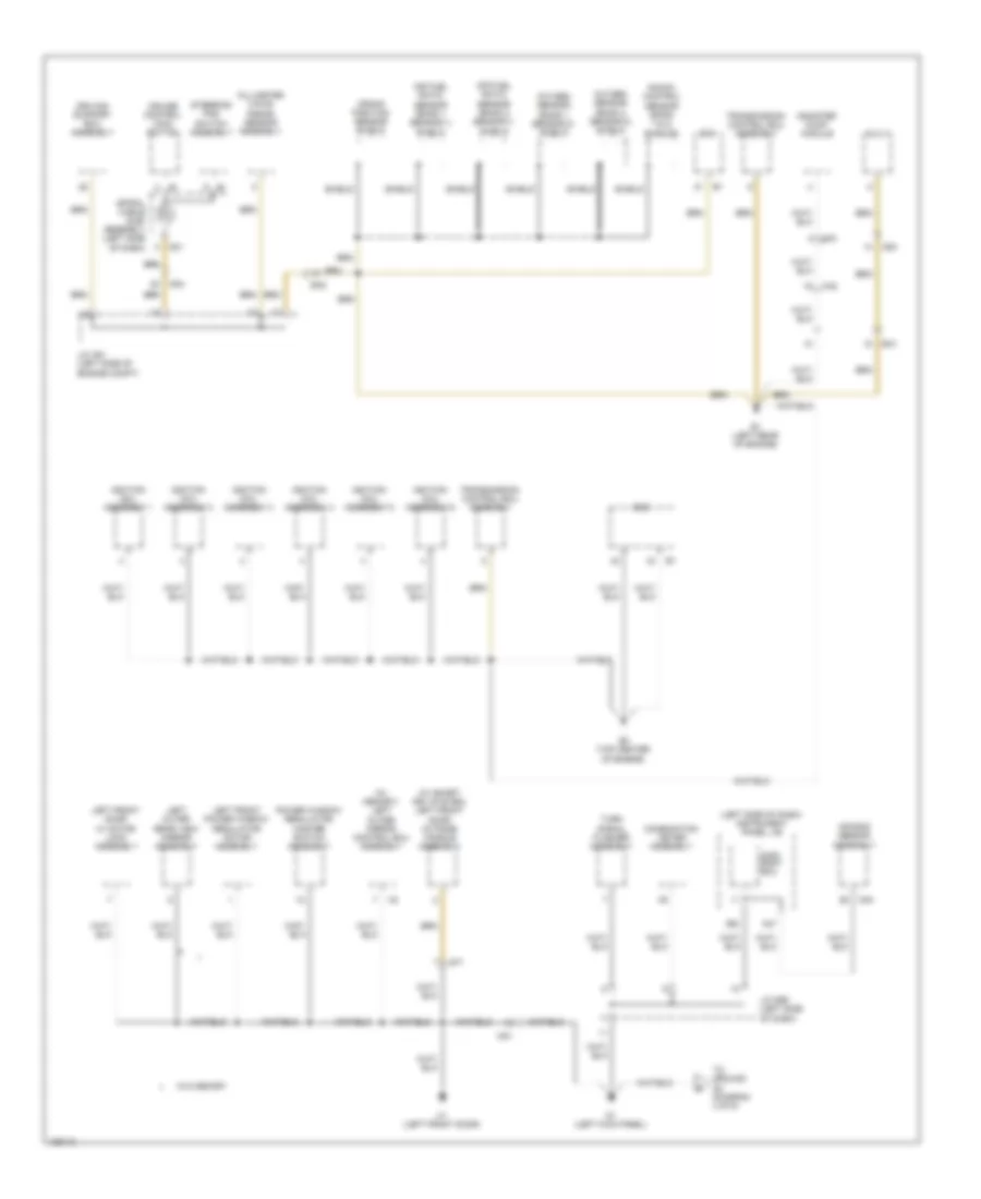 Ground Distribution Wiring Diagram (2 of 6) for Toyota Sienna 2014