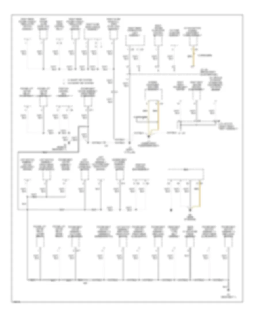 Ground Distribution Wiring Diagram 5 of 6 for Toyota Sienna 2014