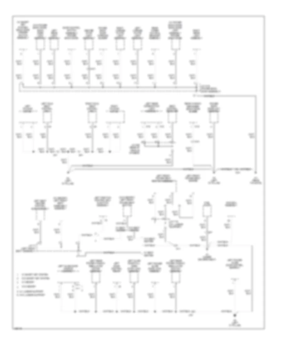 Ground Distribution Wiring Diagram (6 of 6) for Toyota Sienna 2014