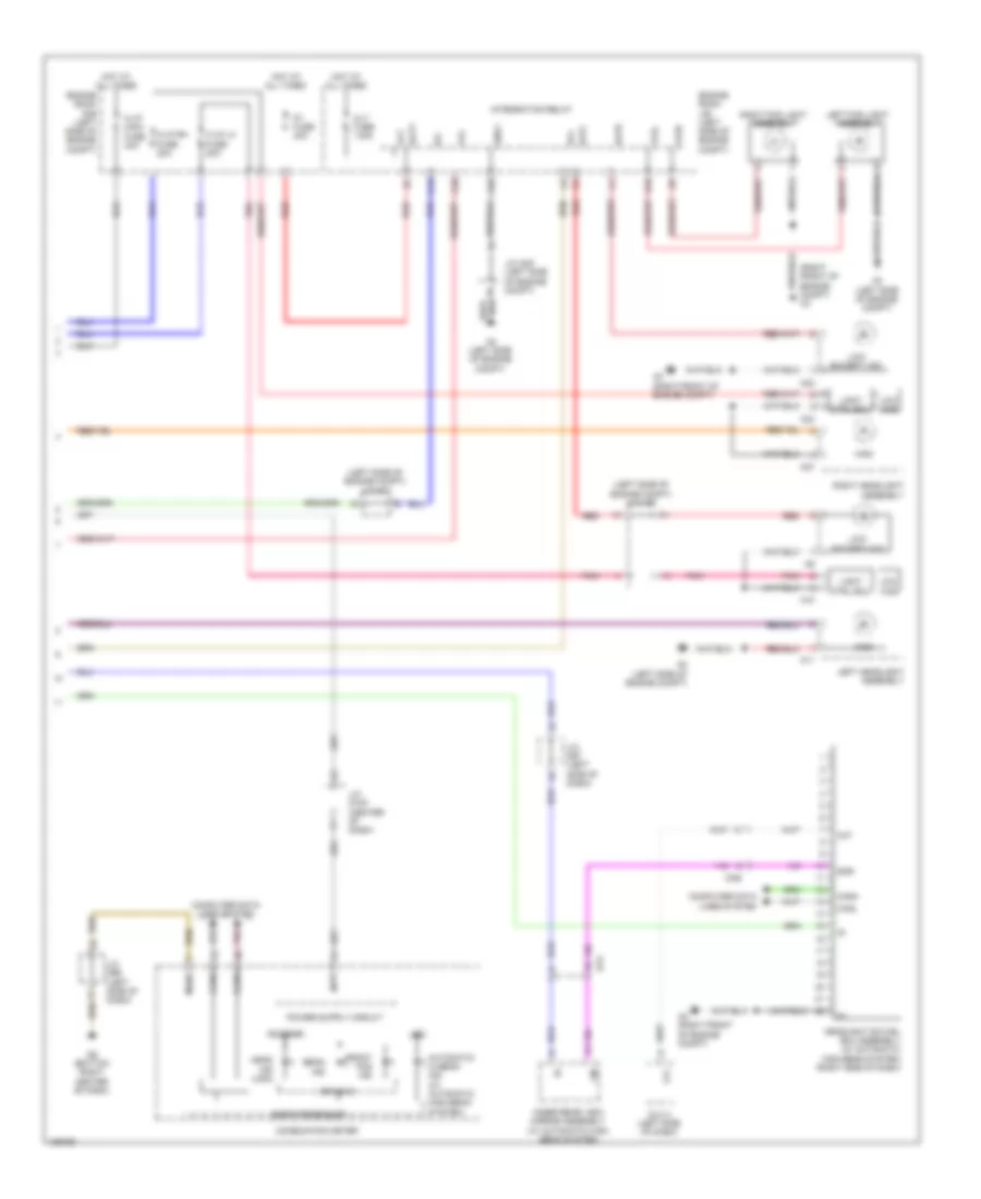 Headlights Wiring Diagram (2 of 2) for Toyota Sienna 2014