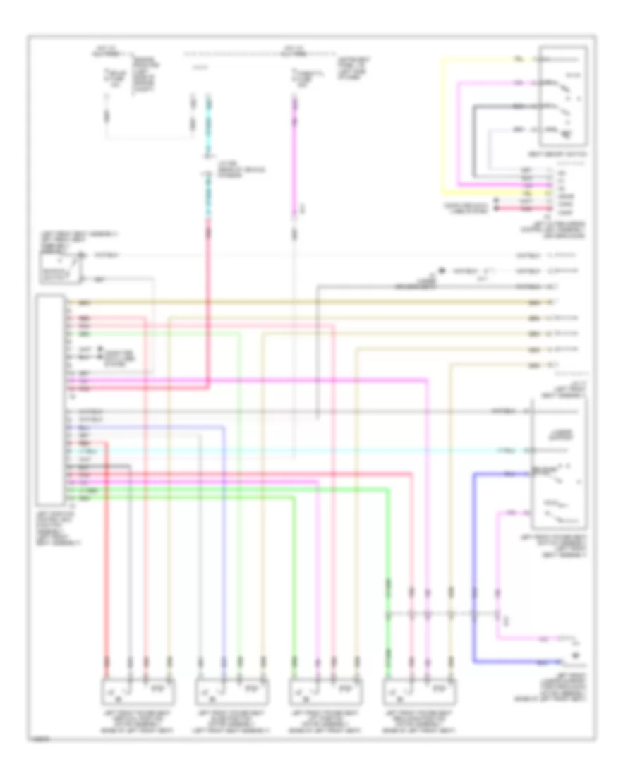 Memory Seat Wiring Diagram for Toyota Sienna 2014