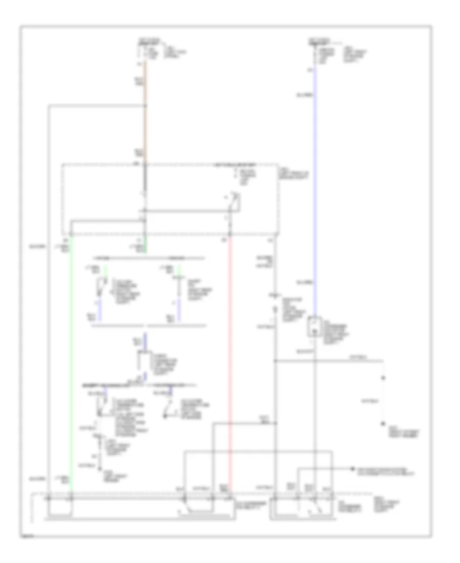 Cooling Fan Wiring Diagram for Toyota Celica ST 1993