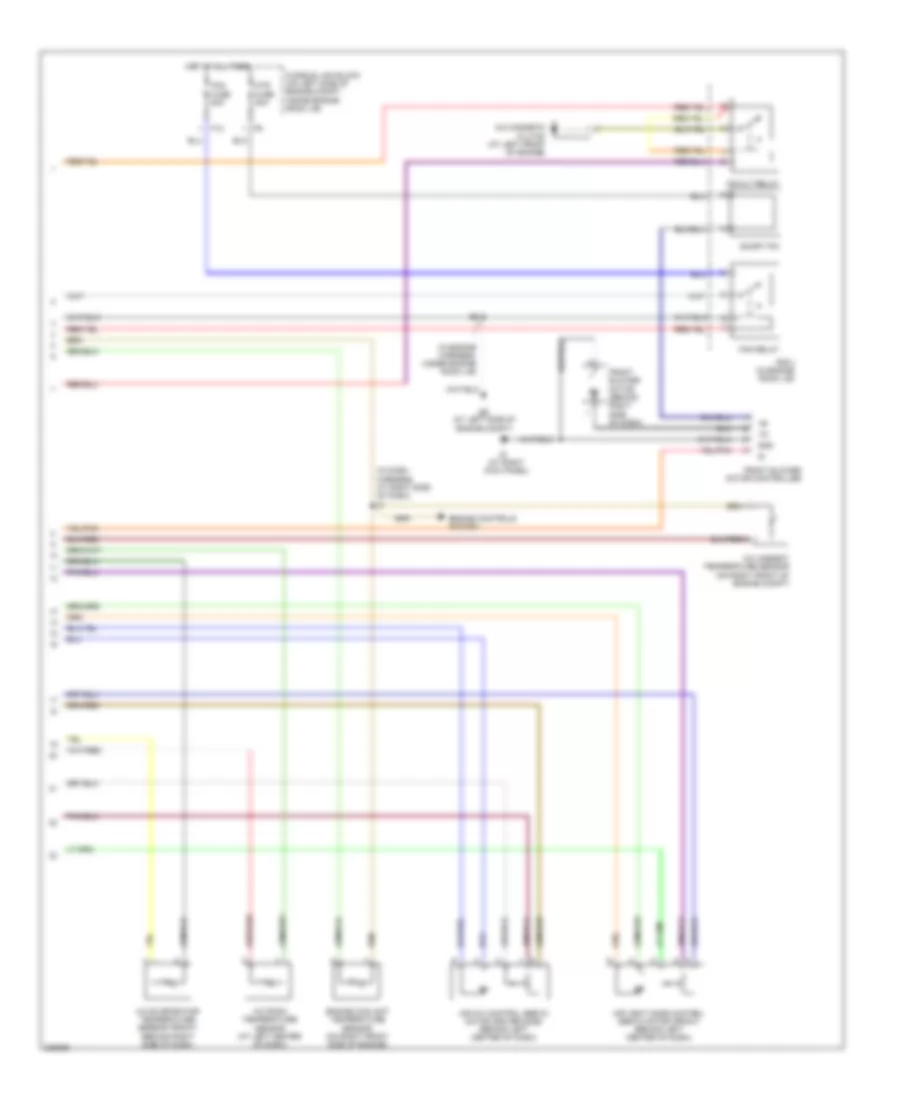 Automatic AC Wiring Diagram, Front (2 of 2) for Toyota Sienna CE 2006