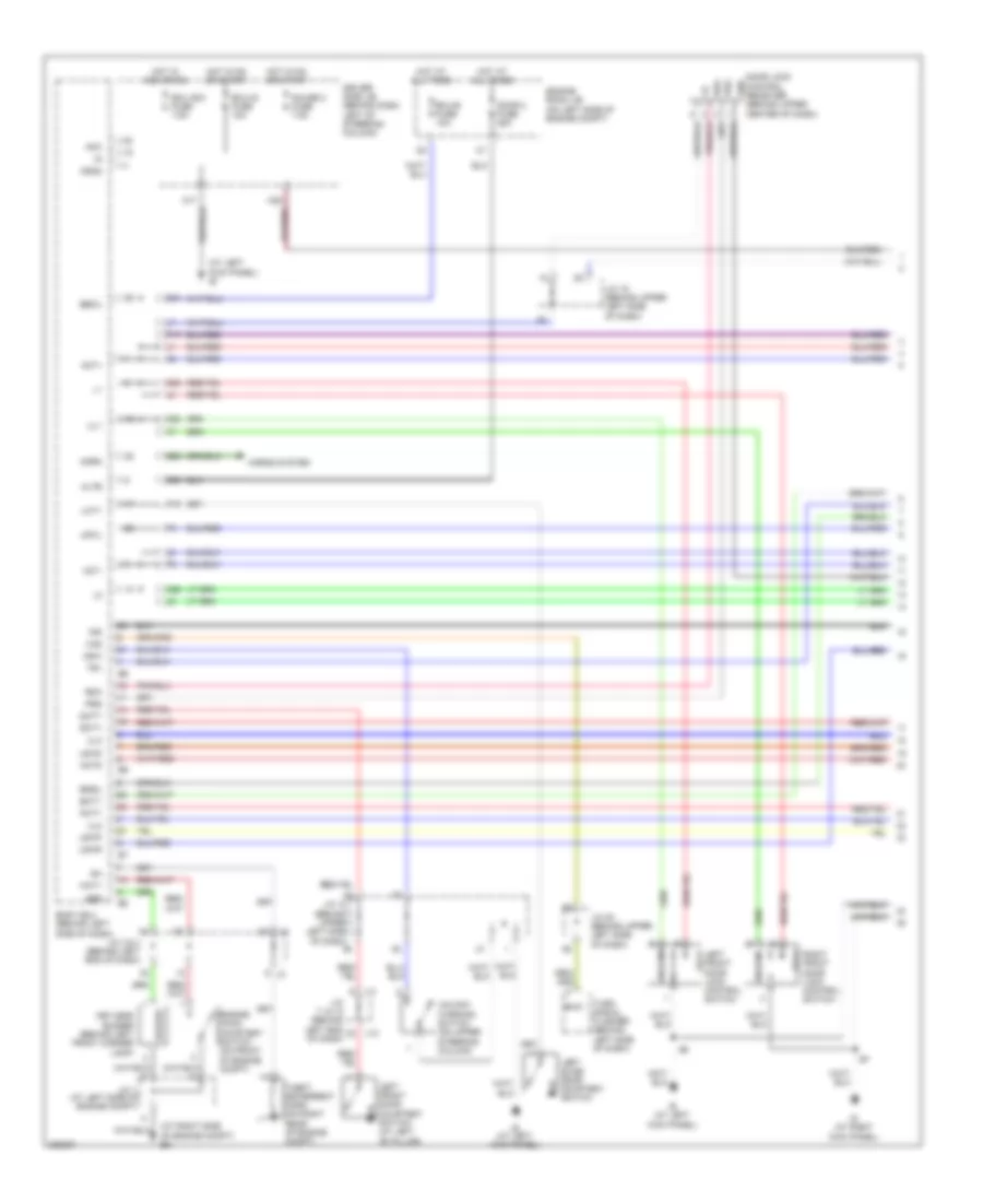 Forced Entry Wiring Diagram 1 of 2 for Toyota Sienna CE 2006
