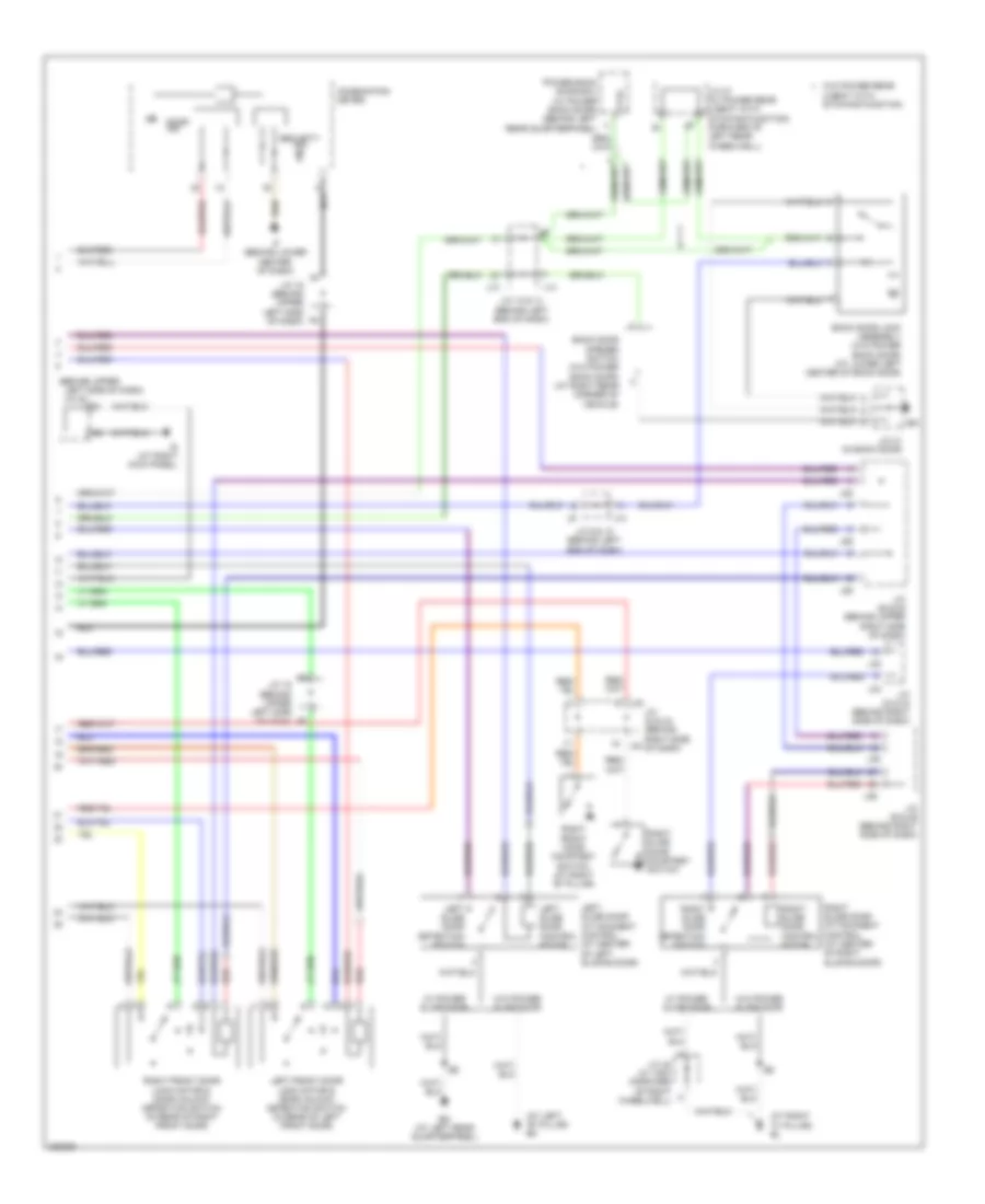 Forced Entry Wiring Diagram 2 of 2 for Toyota Sienna CE 2006