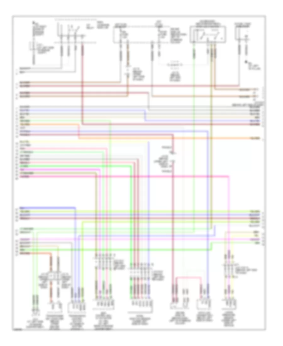 3.3L, Engine Performance Wiring Diagram (2 of 6) for Toyota Sienna CE 2006