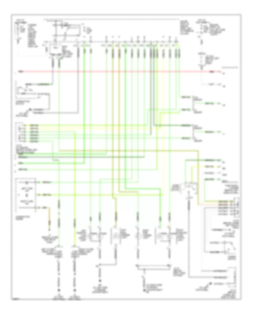 Exterior Lamps Wiring Diagram 2 of 2 for Toyota Sienna CE 2006