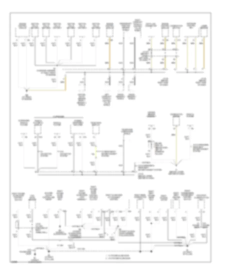 Ground Distribution Wiring Diagram (2 of 4) for Toyota Sienna CE 2006