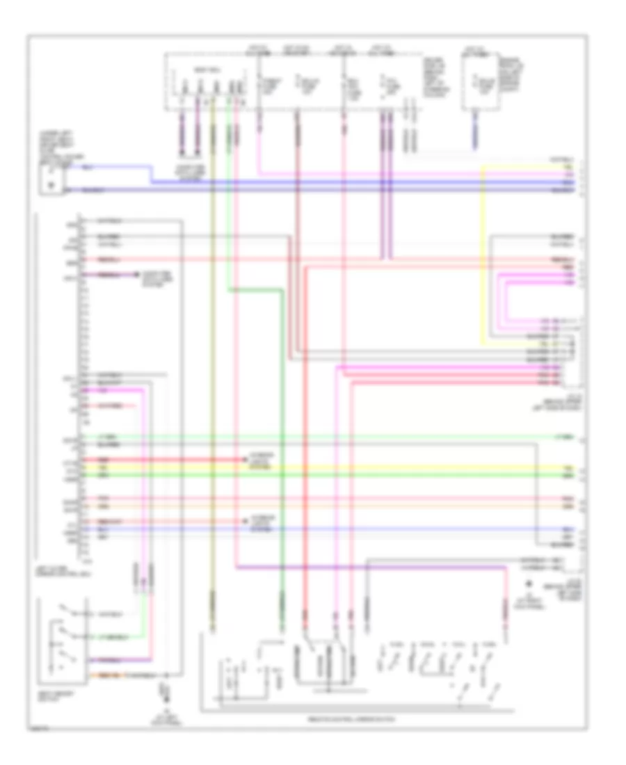 Memory Systems Wiring Diagram 1 of 2 for Toyota Sienna CE 2006