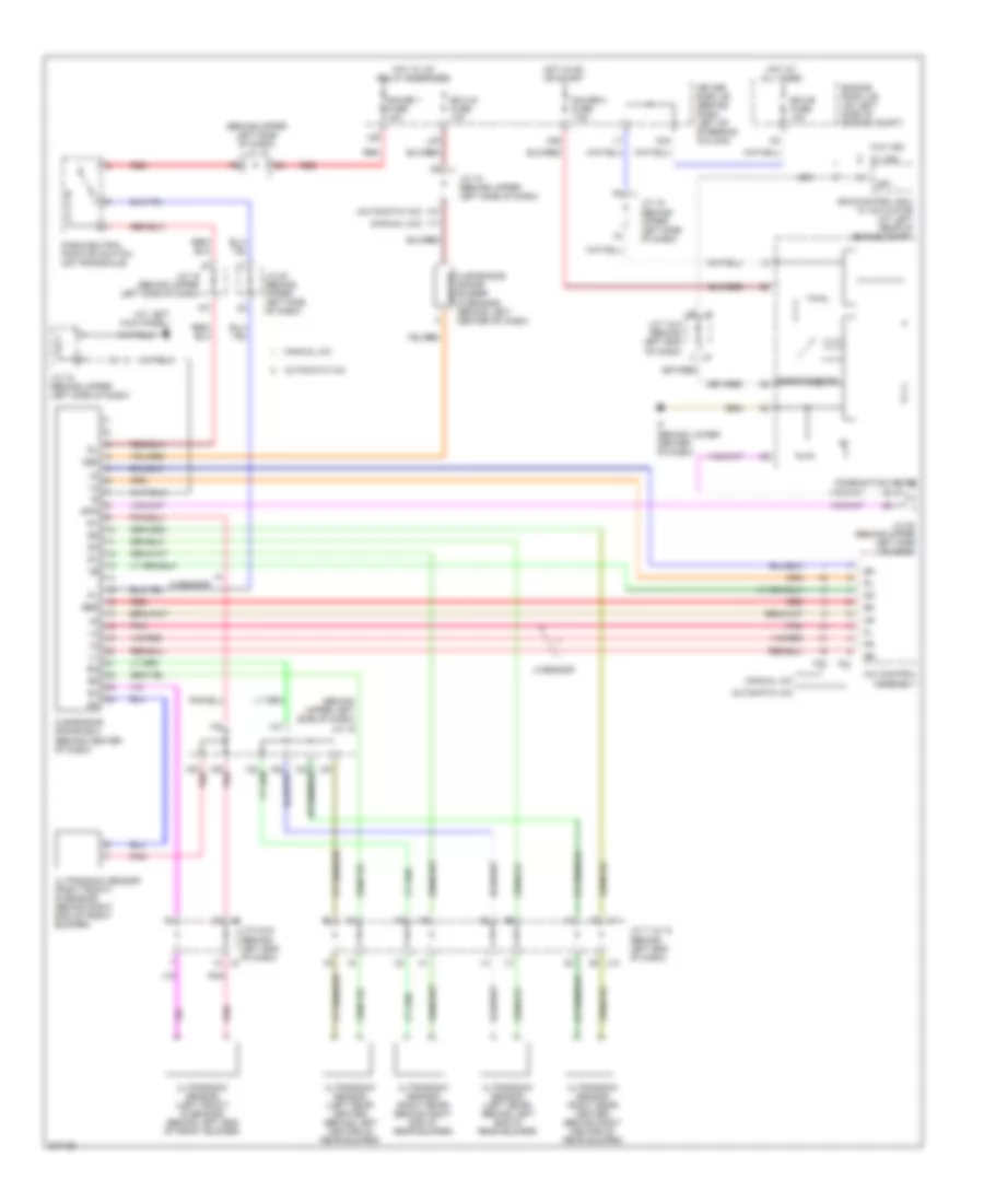 Parking Assistant Wiring Diagram for Toyota Sienna CE 2006