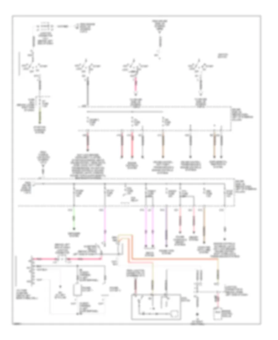 Power Distribution Wiring Diagram (2 of 3) for Toyota Sienna CE 2006