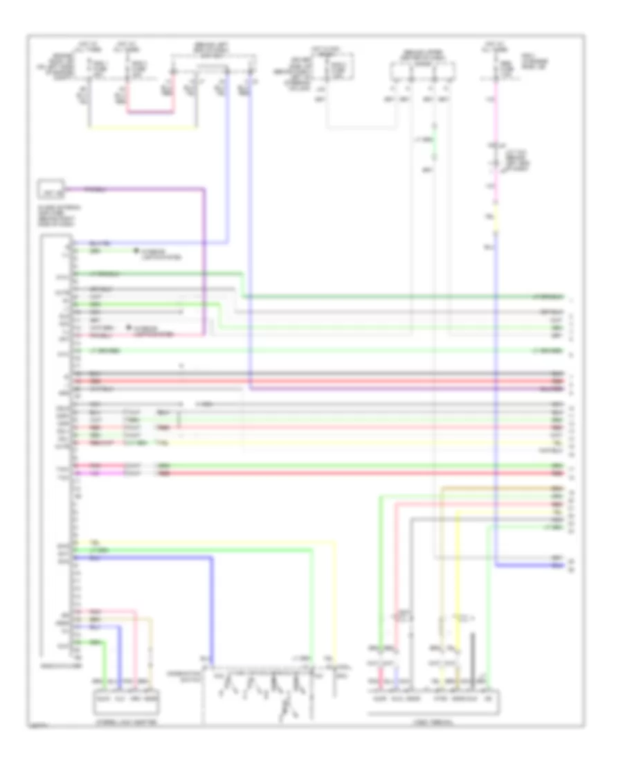 10 Speaker System Wiring Diagram without Navigation 1 of 2 for Toyota Sienna CE 2006