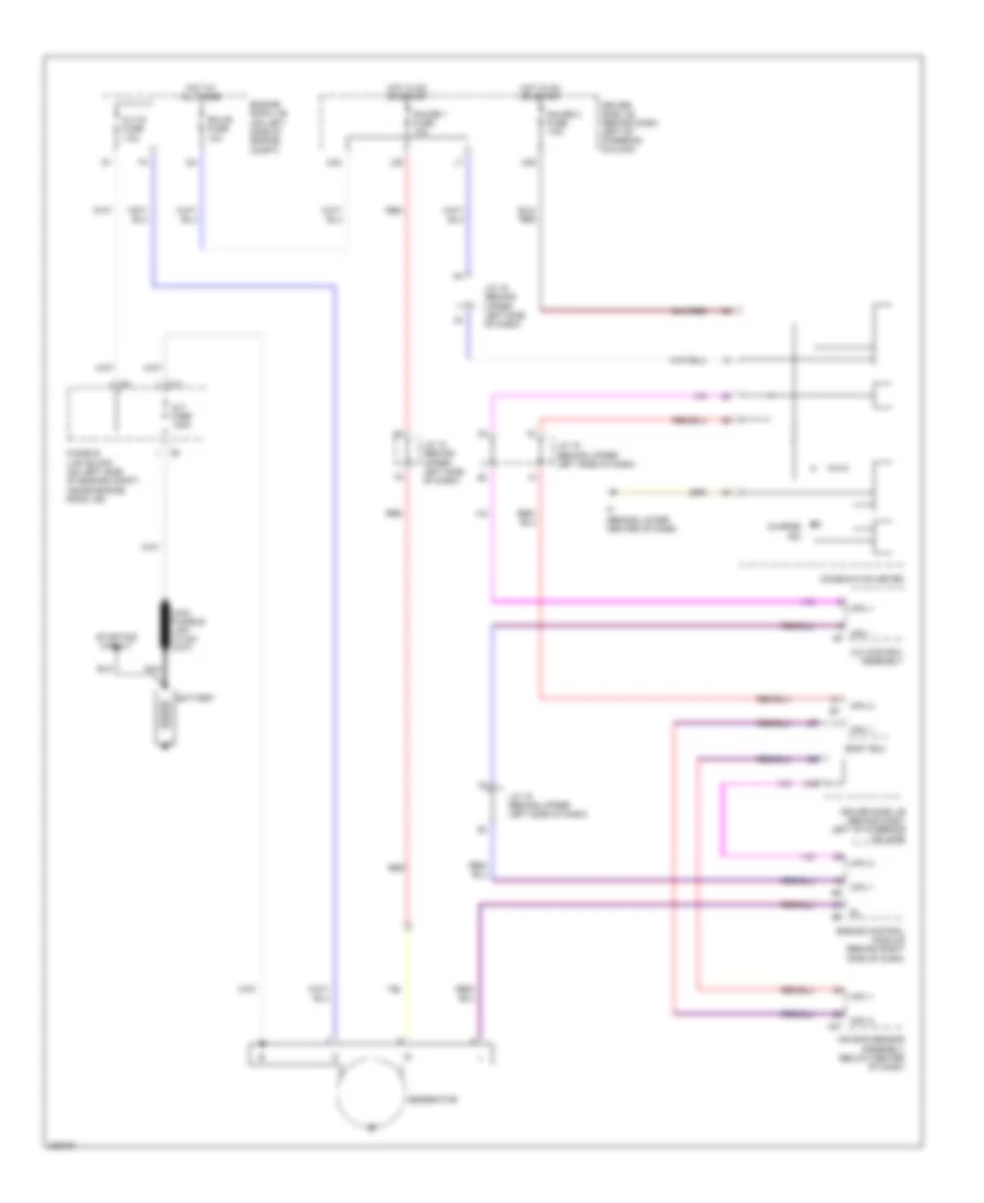 Charging Wiring Diagram for Toyota Sienna CE 2006