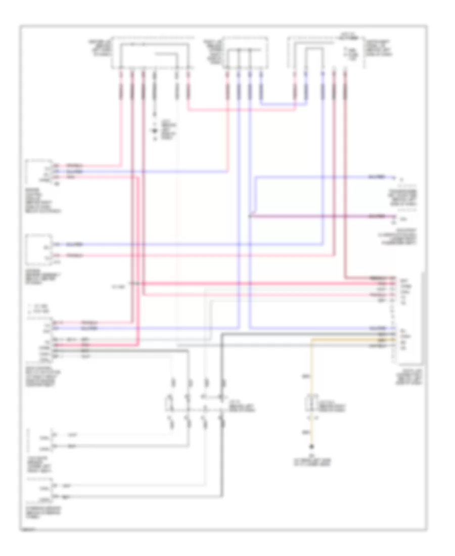 Computer Data Lines Wiring Diagram for Toyota Matrix XR 2007