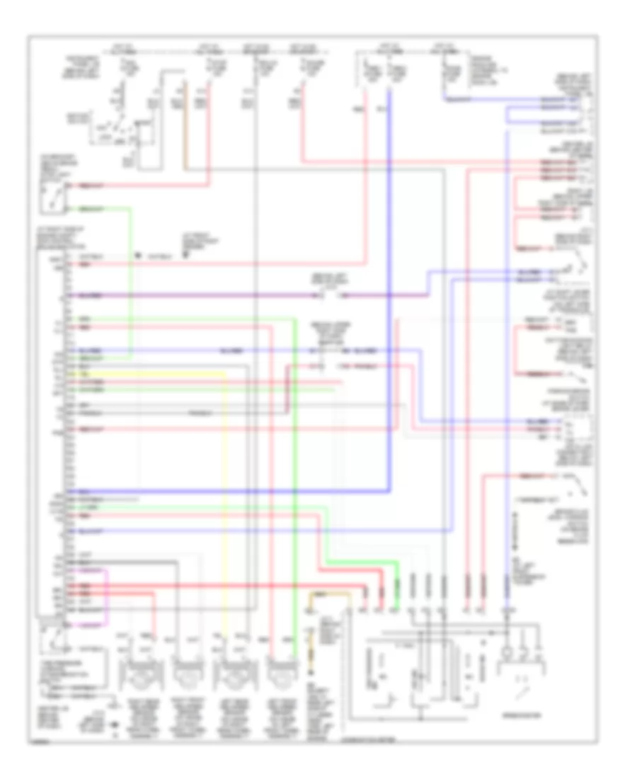 Anti lock Brakes Wiring Diagram with Traction Control 1 of 3 for Toyota Avalon XLS 2004