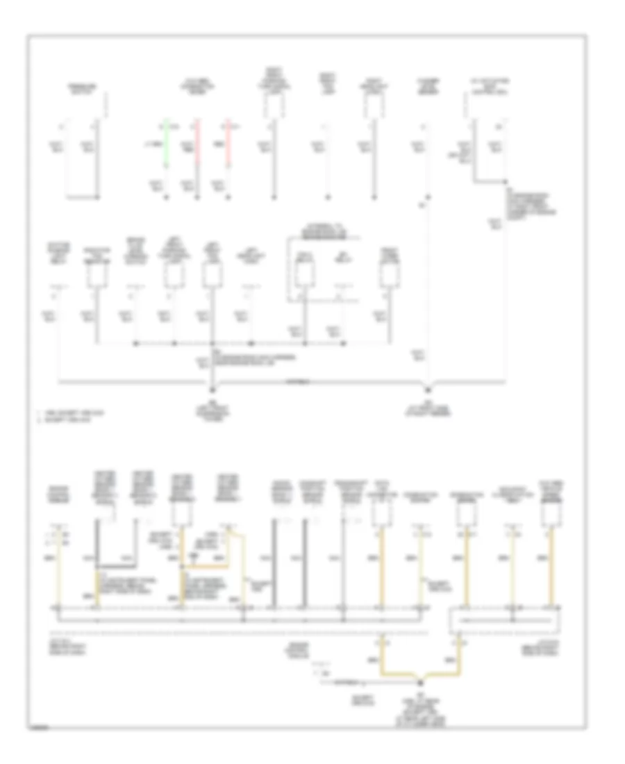Ground Distribution Wiring Diagram 3 of 4 for Toyota Avalon XLS 2004
