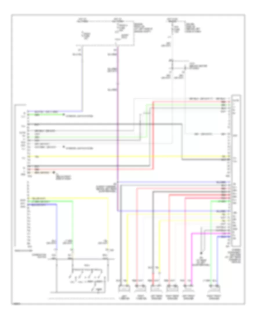Power Distribution Wiring Diagram (2 of 3) for Toyota Avalon XLS 2004