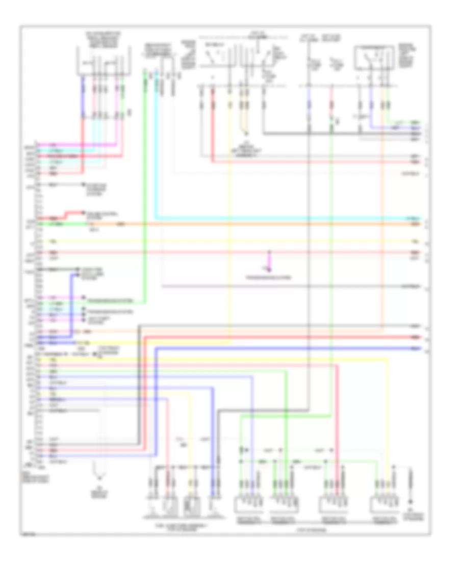 2 7L Engine Performance Wiring Diagram 1 of 5 for Toyota Highlander Limited 2012