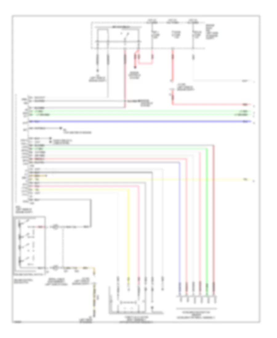 Cruise Control Wiring Diagram 1 of 2 for Toyota Sienna L 2014