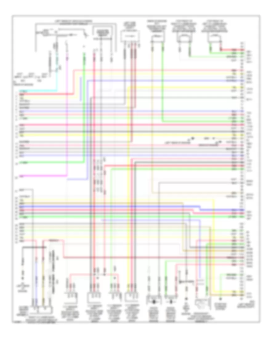 3.5L, Engine Performance Wiring Diagram (6 of 6) for Toyota Sienna L 2014