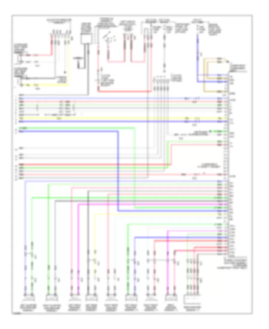 Navigation Wiring Diagram 5 of 5 for Toyota Sienna L 2014