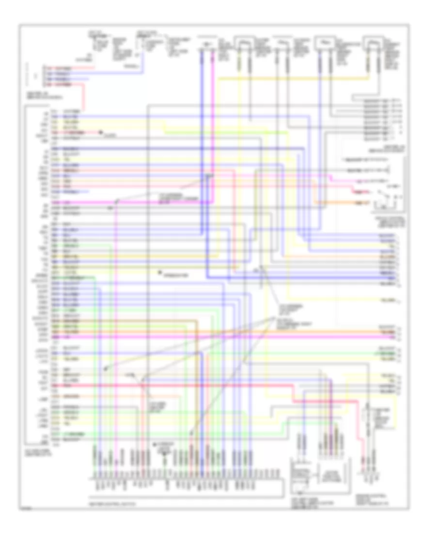 A C Wiring Diagram Auto A C 1 of 2 for Toyota Avalon XL 1997
