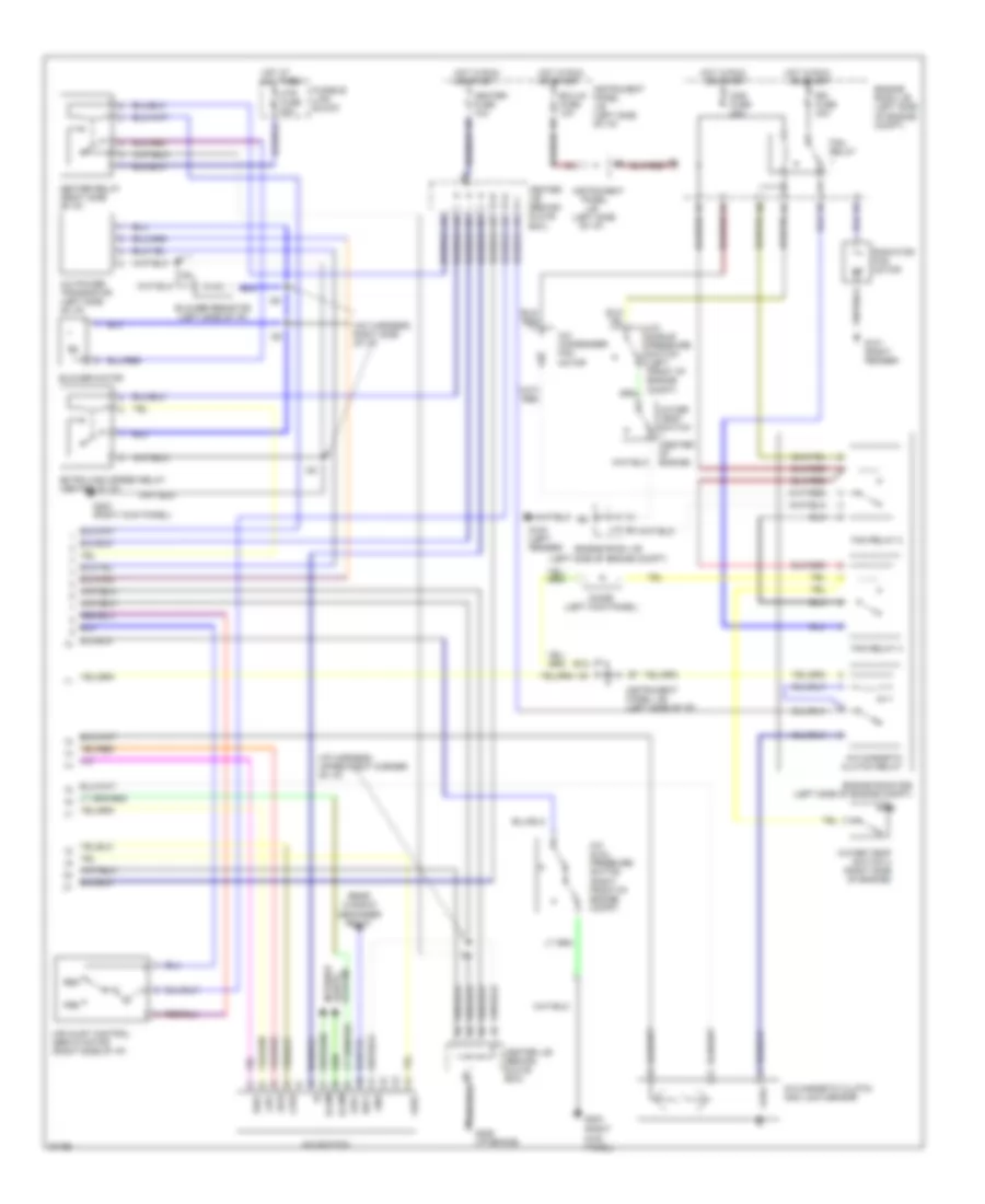 A C Wiring Diagram Auto A C 2 of 2 for Toyota Avalon XL 1997