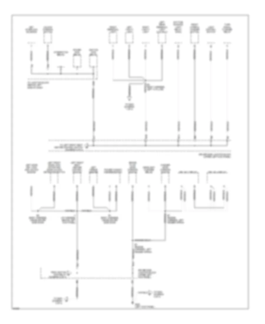 Ground Distribution Wiring Diagram (2 of 4) for Toyota Avalon XL 1997
