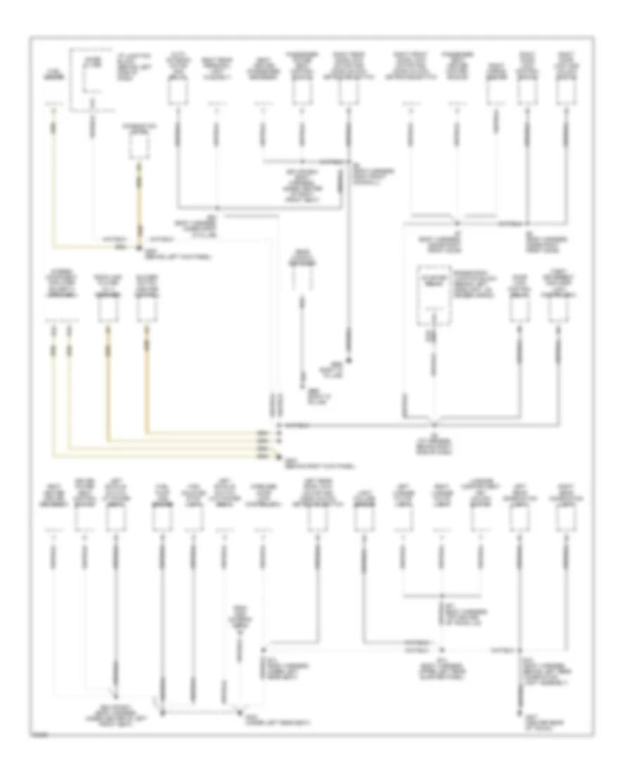 Ground Distribution Wiring Diagram 4 of 4 for Toyota Avalon XL 1997