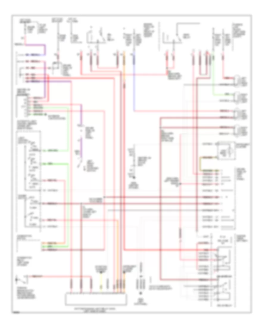 Headlight Wiring Diagram with DRL for Toyota Avalon XL 1997