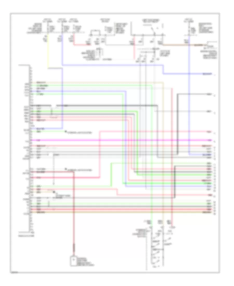10 Speaker System Wiring Diagram with Rear Entertainment without Navigation 1 of 3 for Toyota Sequoia SR5 2005