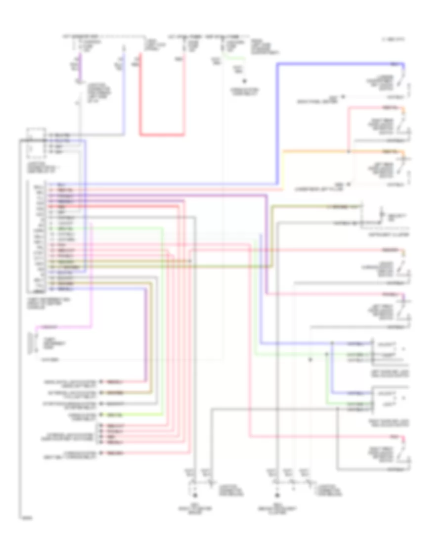 Anti theft Wiring Diagram for Toyota Tercel 1994