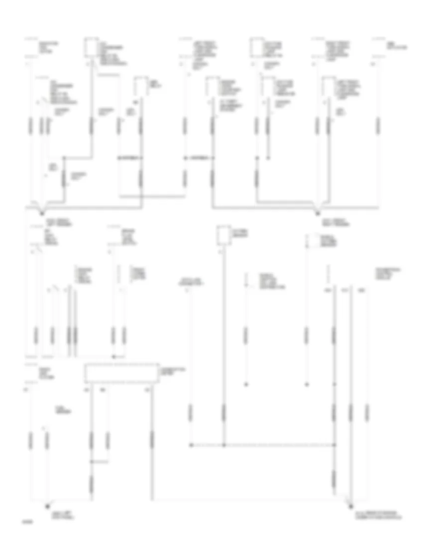Ground Distribution Wiring Diagram 1 of 3 for Toyota Tercel 1994