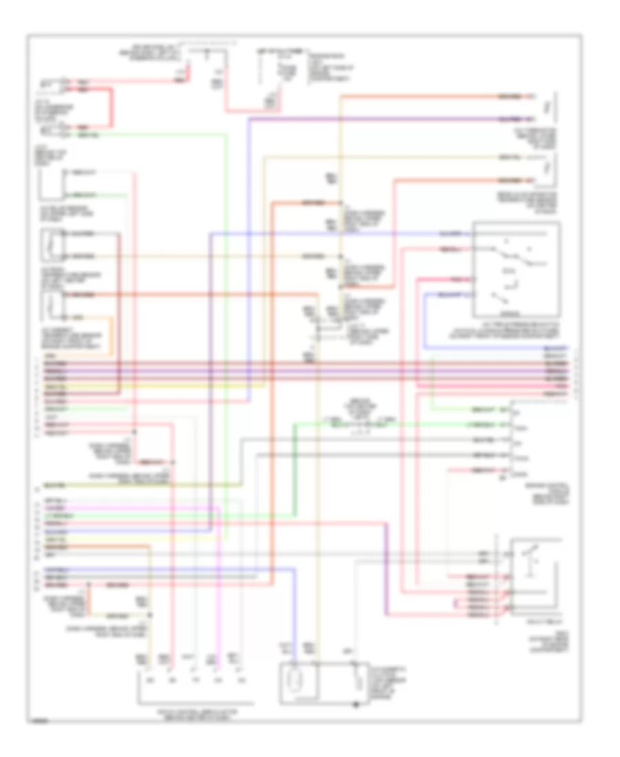 Automatic AC Wiring Diagram, with Towing Package (2 of 3) for Toyota Sienna CE 2002