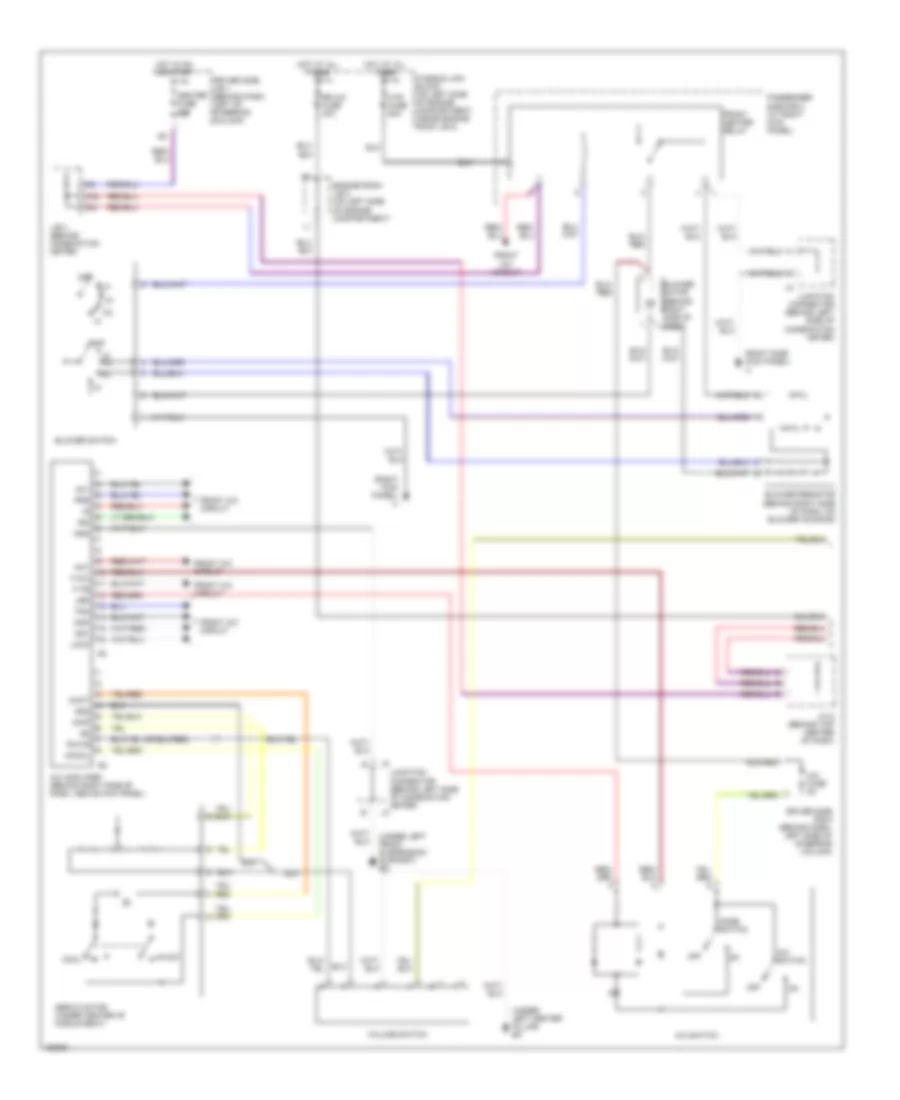 Manual A C Wiring Diagram Rear A C 1 of 2 for Toyota Sienna CE 2002