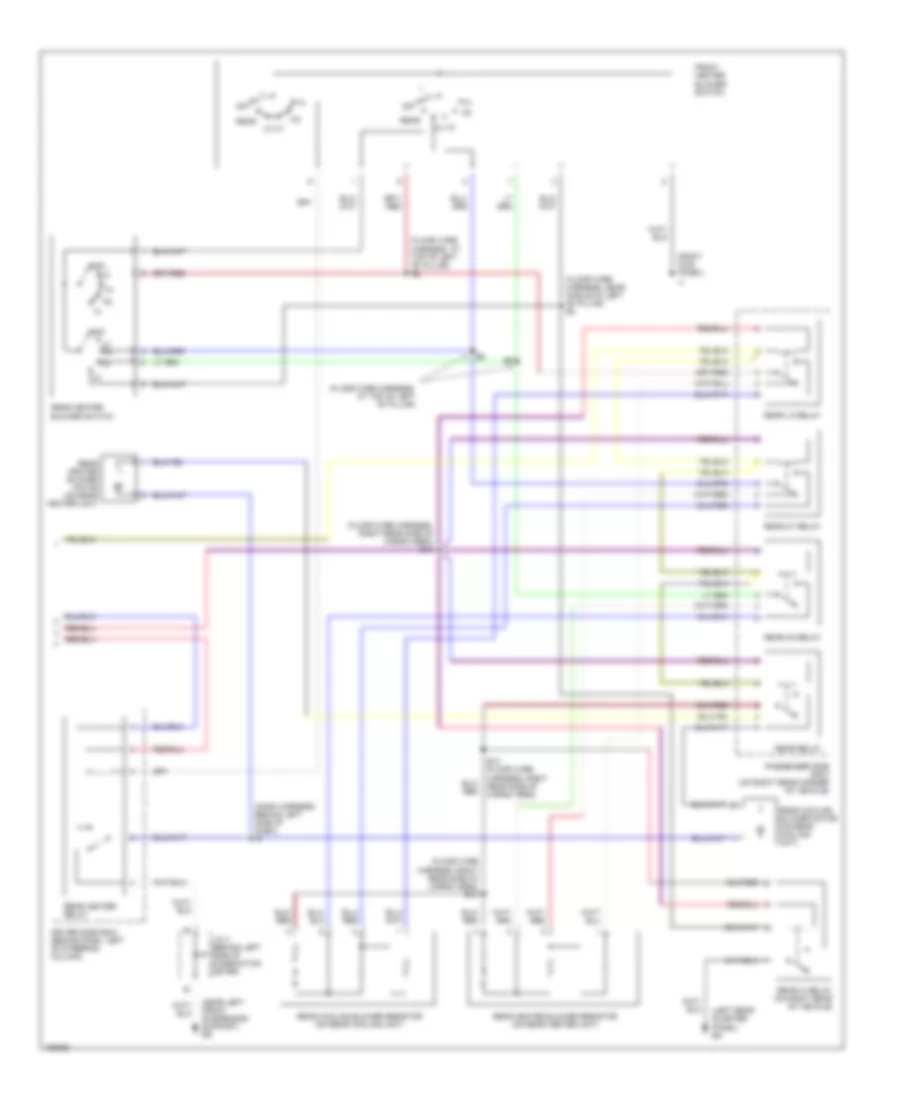 Manual AC Wiring Diagram, Rear AC (2 of 2) for Toyota Sienna CE 2002