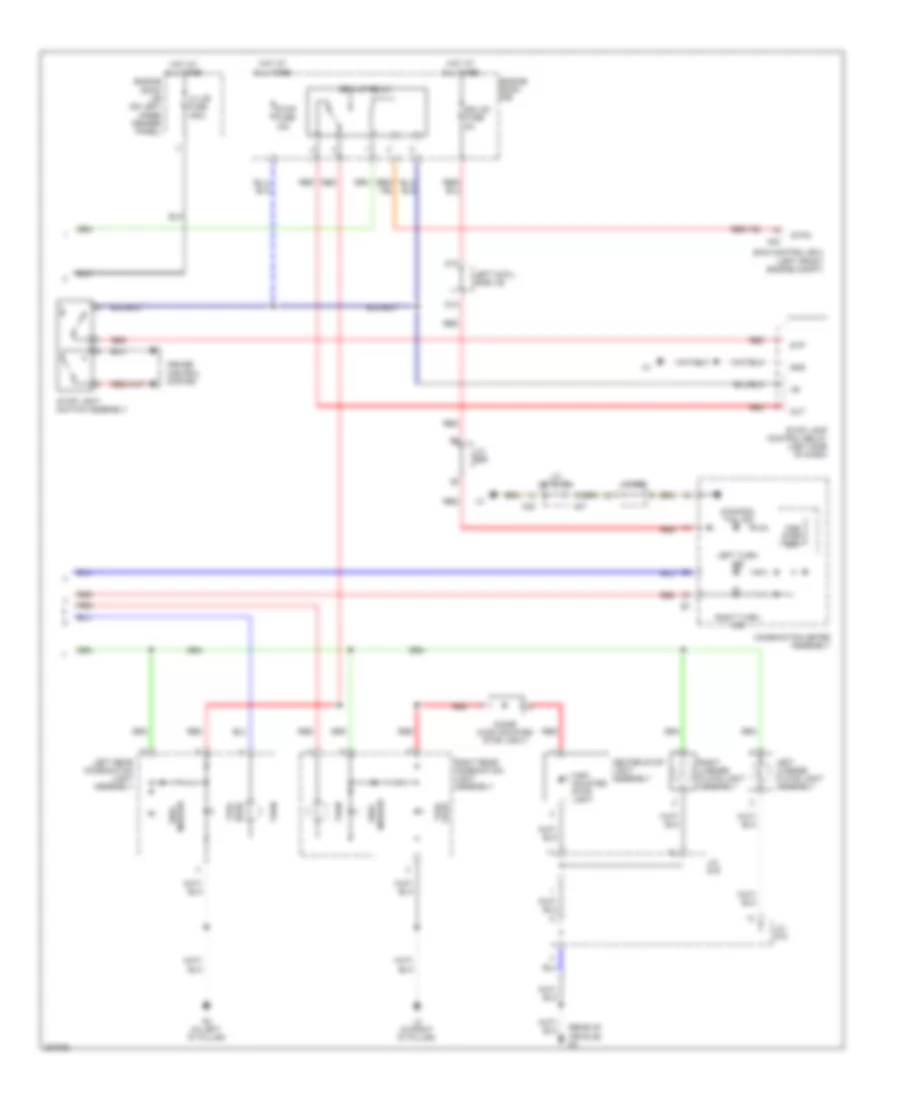 Exterior Lamps Wiring Diagram 2 of 2 for Toyota Land Cruiser 2008