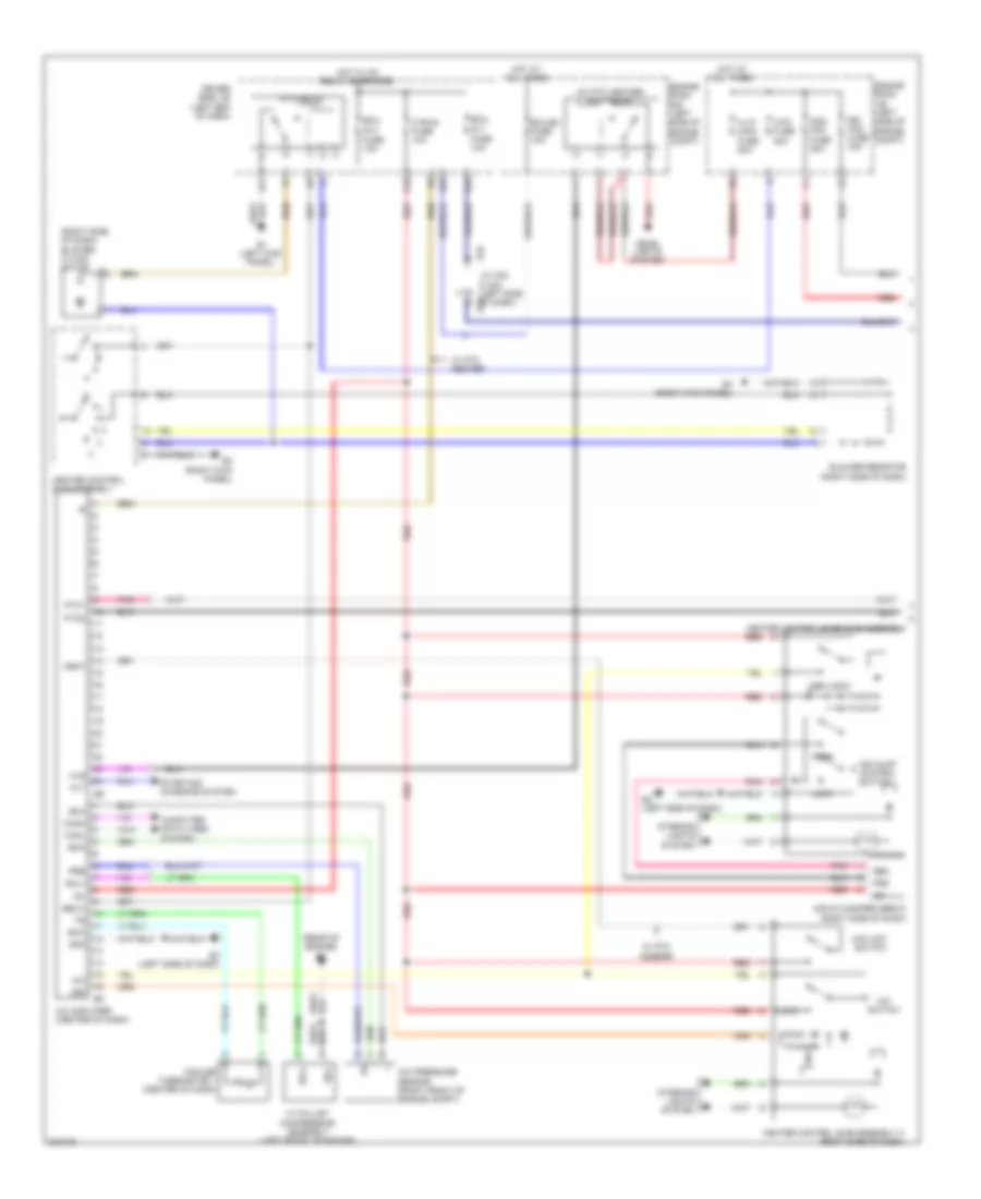 2.4L, Manual AC Wiring Diagram (1 of 2) for Toyota Matrix S 2010