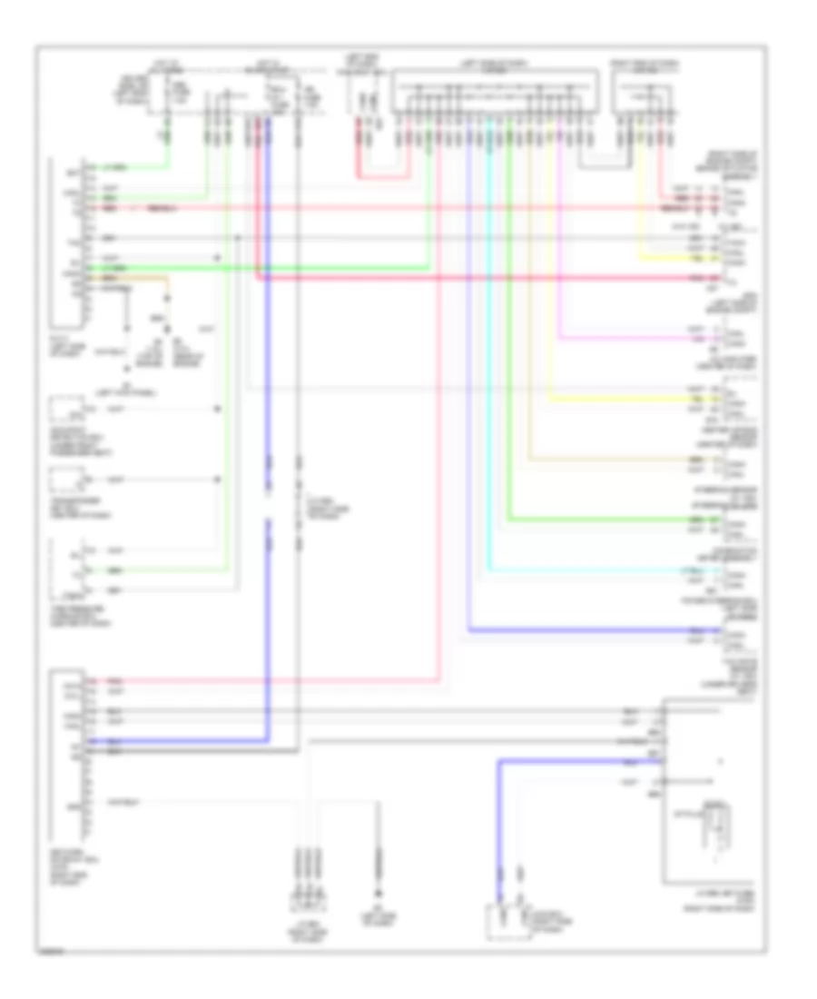 Computer Data Lines Wiring Diagram for Toyota Matrix S 2010