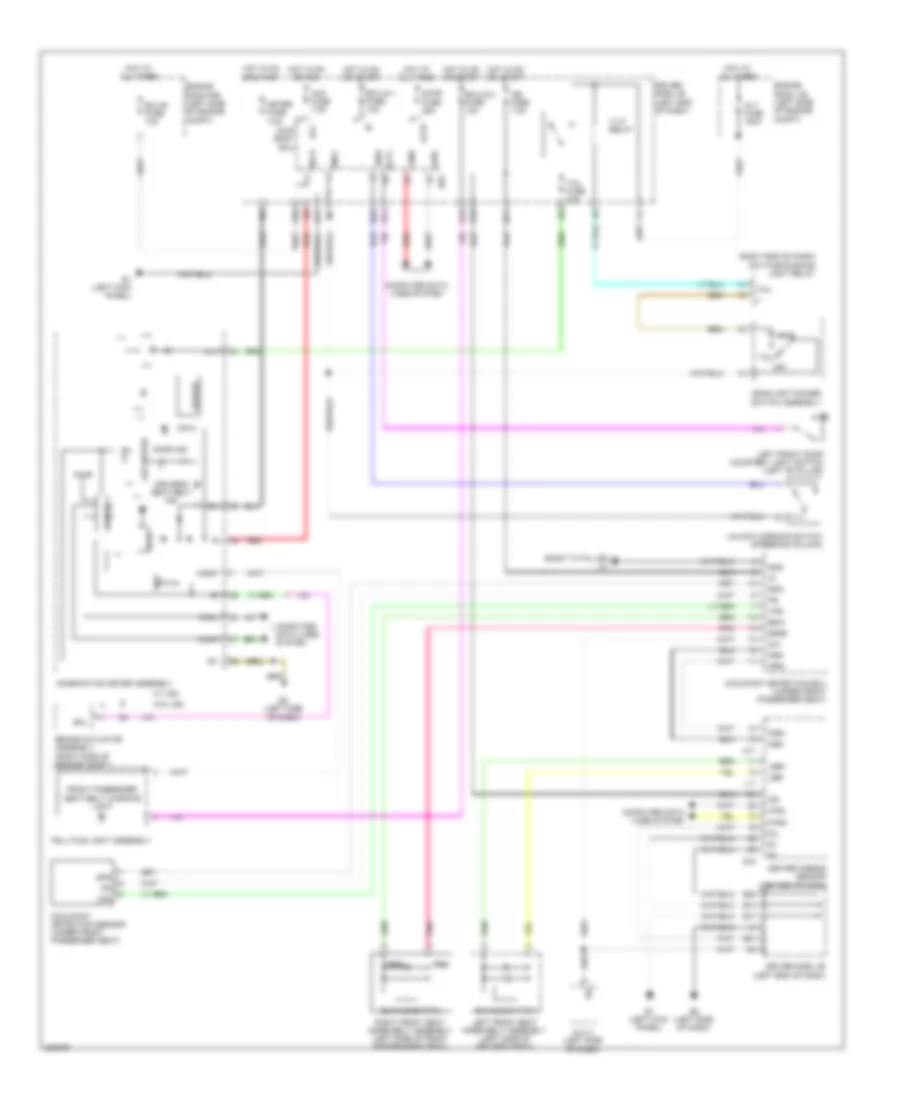 Chime Wiring Diagram for Toyota Matrix S 2010