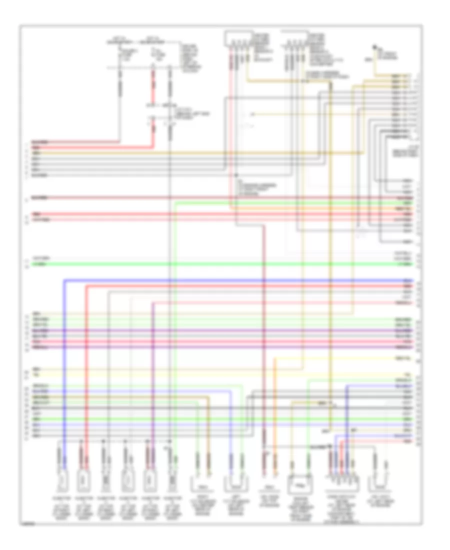 3.3L, Engine Performance Wiring Diagram (5 of 6) for Toyota Sienna LE 2006