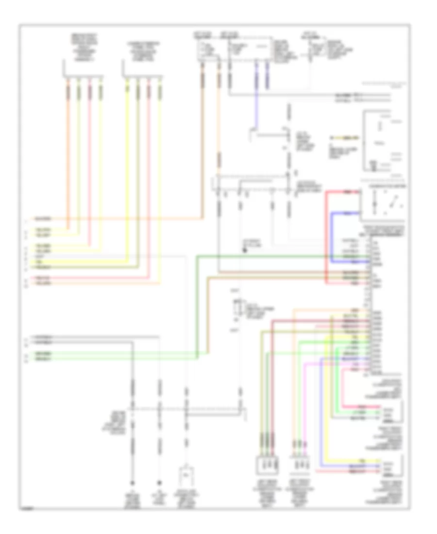 Supplemental Restraints Wiring Diagram with Side Airbag 2 of 2 for Toyota Sienna LE 2006